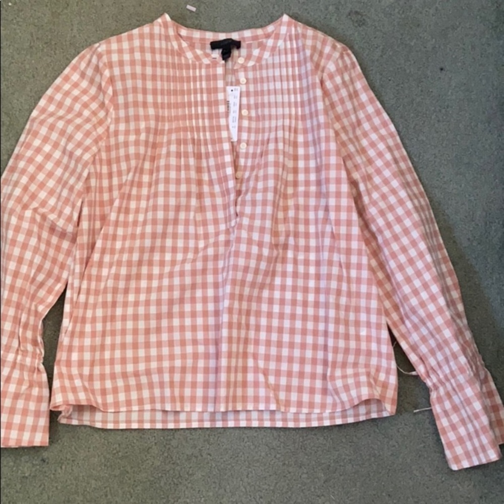 J Crew Long Sleeved Blouse